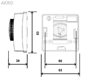 HERZ termostat pokojowy 5-30°C