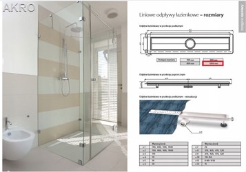 Odpływ liniowy PRODMAX INOX P004 100cm.