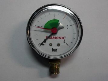 Manometr 4bar-63mm-1/4" BOCZNY