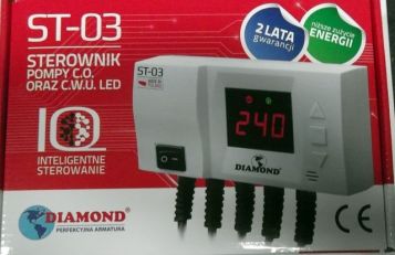 DIAMOND sterownik pompy CO i CWU LED ST-03