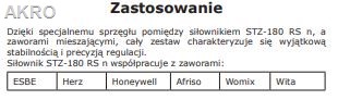 Tech STZ-180n RS Siłownik zaworu mieszającego