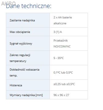 SALUS RT310 przewodowy elektroniczny regulator temp.