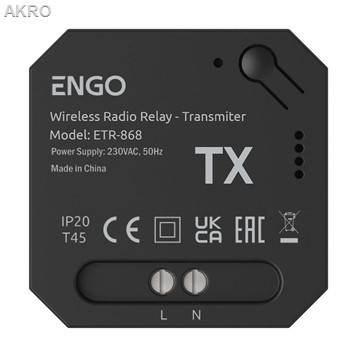 ETR-868 przekaźnik bezprzewodowy radiowy 868 Mhz.