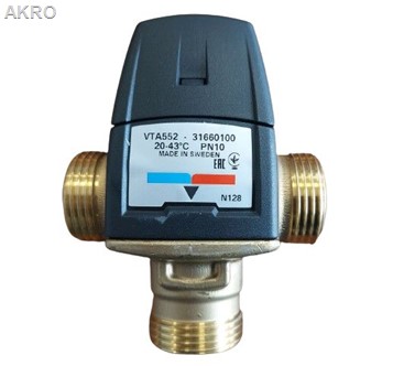 Zawór ESBE VTA552 mieszający termostatyczny 1" GZ