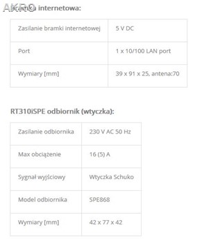 SALUS RT310iSPE internetowy radiowy regulator temp