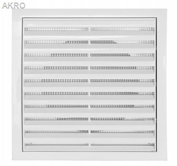 Kratka wentylacyjna 14x14 fi125 z siatką