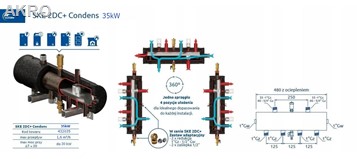 Elterm Sprzęgło-Kolektor SKE 2DC+Condens 35kW 1"