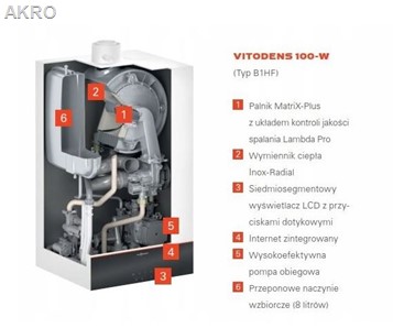 PAKIET VITODENS 100-W 32kW 1F+VITOCELL 100l. CUGA