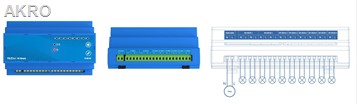 PS-08 230 Moduł przekaźnika na szynę DIN