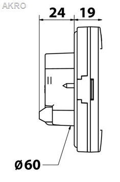 ST-2801 WiFi pokojowy regulator temperatury BIAŁY