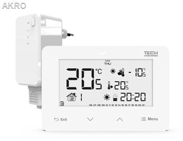 Sterownik pokojowy TECH ST-293 V2 kc426 BIAŁY